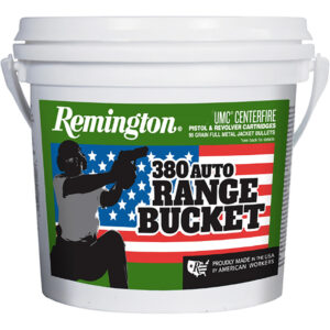 Remington Range Bucket UMC Pistol Ammo 380 ACP 95 gr. FMJ 300 rd. - FAST SHIPPING-NO CREDIT CARD FEES