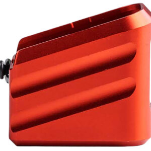 Cross Armory CRG+0MEG17RD Magazine Extension Fits Glock 17/22/31 Gen 1-5 Red Aluminum