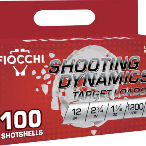 Fiocchi 12SDB188 Shooting Dynamics 12Gauge 2.75" 1 1/8oz 8Shot 100 Per Box/2 Case - FAST SHIPPING-NO CREDIT CARD FEES