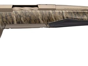 Browning 036147299 X-Bolt 2 Speed SPR Full Size 6.8 Western 3+1 20" Smoked Bronze Cerakote Fluted Threaded Barrel, Smoked Bronze Cerakote Steel Drilled & Tapped Receiver, Mossy Oak Bottomland Adj Vari