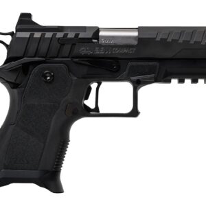 Oa Defense 2311 Pro Compact 9mm Luger 15+1 4.25" DLC Black Steel Optic Ready/Serrated Slide, Black Aluminum Frame w/Picatinny Rail, Black Polymer Grip, Ambidextrous
