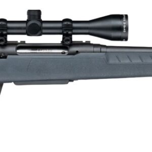 Savage Arms 33178 Axis 2 XP 350 Legend 4+1 18" Matte Black Carbon Steel Threaded Barrel & Drilled & Tapped Receiver, Gray Synthetic Fixed w/Pistol Grip Stock, 3-9x40mm Duplex Scope, Right Hand
