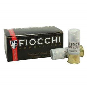 Fiocchi 12 Gauge Ammunition Low Recoil 2-3/4" 00 Buckshot 9 Nickel Plated Pellets 10 rounds