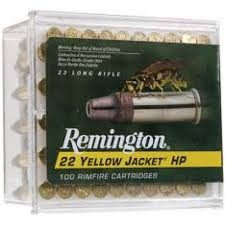 Remington 22LR Yellow Jacket High Velocity 33gr HP 100 rounds