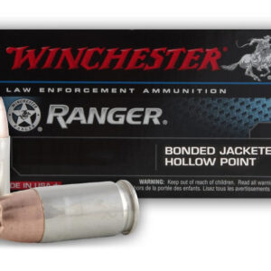 Winchester 40 S&W Ammunition Ranger RA40BA 165 Grain Jacketed Hollow Point 50 rounds