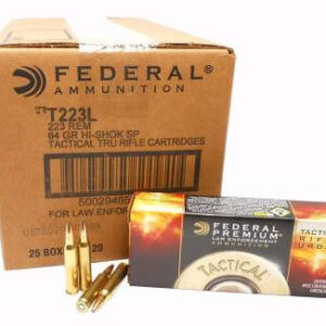 Federal 223 Remington Ammunition Tactical Rifle Urban T223L Hi-Shok 64 Grain Soft Point 20 rounds