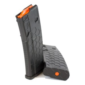 Sentry Hexmag Series 2 AR-15/M4/M16 Rifle Magazine Black with Orange Follower.223/5.56x45mm 30/rd