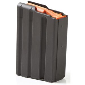ASC AR Family Rifle Magazine Orange Follower.223 Remington Black Aluminum 10/rd