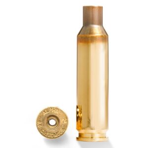 Alpha Munitions Ultra Premium Unprimed Brass Cartridge Cases.25 Creedmoor SRP Small Rifle Primer Brass 100/ct