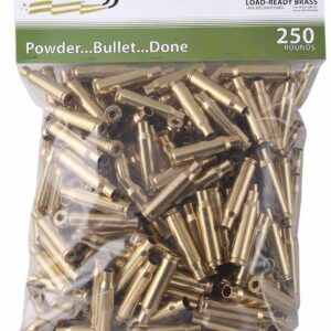 Top Brass Unprimed Remanufactured Rifle Brass.308 Win Bagged Header Card Grade A+ 250/ct