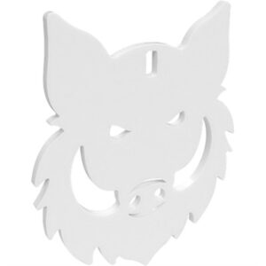 AR500 3/8'' SILHOUETTE / 1-HOLE / BOAR'S HEAD