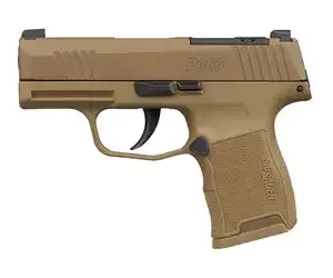 SIG SAUER P365 9MM PISTOL 3.10" COYOTE TAN 2-10RD OPTIC READY