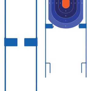 Birchwood Casey 49013 Adjustable Target Stakes 36" Stand Blue Steel Target 36" 2
