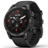 Garmin 0100280310 epix pro gen 2 sapphire edition gps/smart features 32gb memory, black, band size 47mm, compatible w/ iphone/android