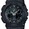G-shock/vlc distribution ga100mb1acr g-shock tactical black stainless steel bezel 145-215mm