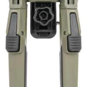 Savage Arms 56451 Sling Swivel Bipod 7.20"-10" High Green Polymer