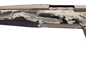 Browning 036124218 X-Bolt 2 Speed SPR Full Size 308 Win 4+1 18" Smoked Bronze Cerakote Fluted Threaded Barrel, Steel Drilled & Tapped Receiver, Ovix Camo w/Black Overmold Adj Comb & LOP Synthetic Sto