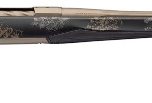 Browning 036142297 X-Bolt 2 Speed HD Full Size 300 PRC 3+1 26" Smoked Bronze Cerakote Fluted Threaded Barrel, Smoked Bronze Cerakote Steel Drilled & Tapped Receiver, Bronze/Gray Camo w/Black Overmold