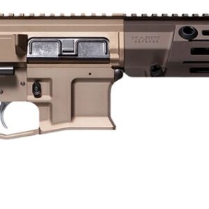 Maxim Defense MXM47845 PDX SD 300 Blackout 20+1 5.50" Arid Brown Integrated Suppressor Barrel, Arid Brown Aluminum Receiver w/Picatinny Rail, M-Slot Handguard,Arid Brown Polymer Maxim CQB Brace, Polym