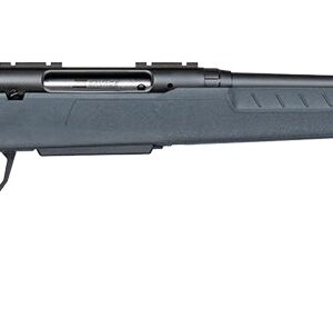 Savage Arms 33128 Axis 2 7mm-08 Rem 4+1 20" Matte Black Carbon Steel Threaded Barrel, Drilled & Tapped Receiver, Gray Fixed w/Pistol Grip Synthetic Stock, Right Hand