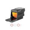Osight se mos, 2 moa dot + 32 moa circle red dot sight rmsc enclosed footprint black, cr1632