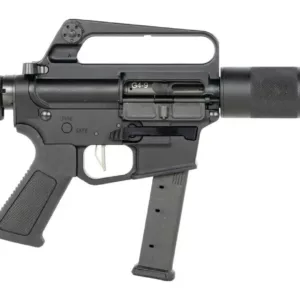 DPMS KITTY KAT G9 9MM PISTOL 8" A1 SLICK SIDE TUBE, CAR BRACE 1-33RD GLOCK MAG