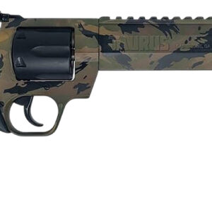 Taurus 2-357081RH-DTSC Raging Hunter Large 357 Mag/38 Special +P 7 Shot 8.37" Camo Picatinny Rail/Ported Barrel, Matte Black Cylinder, Camo Alloy Steel Frame, Transfer Bar Safety, Exposed Hammer
