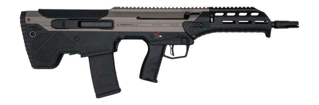 Desert Tech WLVRFB1630T WLVRN 5.56 NATO 30+1 16" Black Melonite Threaded Barrel, Tungsten Cerakote Receiver w/Picatinny Rail, M-LOK Handguard, Black Polymer Chassis, Black Polymer Grip, Ambidextrous