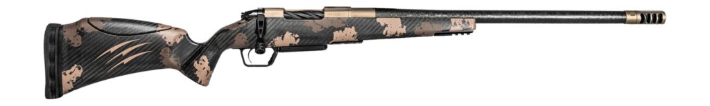 Fierce Firearms ROGSCMX22CM18BRS Carbon Mini Rogue XP 22 Creedmoor 3+1 18" Carbon Fiber Match Grade Barrel, Smoked Bronze Cerakote Steel Drilled & Tapped Receiver, Sonora Ambush Camo Adj Comb & BiPod