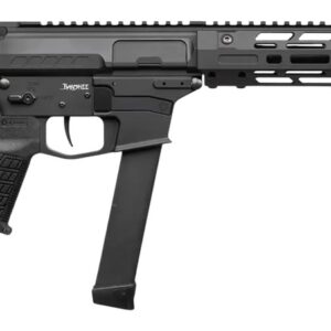 CMMG 99A6832-AB Zeroed Banshee MkGs 9mm Luger 33+1 6.50" Black Nitride Threaded Barrel, Black Armor Cerakote Aluminum Receiver w/Picatinny Rail, M-LOK Handguard, Black Polymer CMMG RipBrace, CMMG Zero