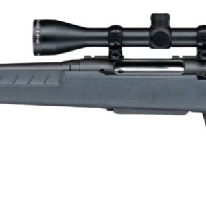 Savage Arms 33206 Axis 2 XP 30-06 Springfield 4+1 20" Matte Black Carbon Steel Threaded Barrel & Drilled & Tapped Receiver, Gray Synthetic Fixed w/Pistol Grip Stock, 3-9x40mm Duplex Scope, Left Hand