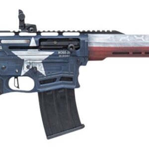 Citadel CBOSS2512-TEX Boss25 12 Gauge 3" 5+1 18.75" Threaded Barrel, Texas Flag Steel Receiver w/Picatinny Rail, Adj Comb Synthetic Butt Stock, Picatinny Rail Forend, Polymer Grip