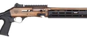 Panzer Arms PAM4CSBRBTMFSS M4 Speed Pro 12 Gauge Semi-Auto 3" 5+1 18.50" Distressed Copper Ported Barrel, Distressed Copper w/Bronze Titanium Accents Aluminum Receiver w/Picatinny Rail Receiver, Skele