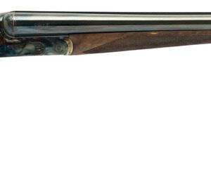 Dickinson LLC Plantation 12 Gauge Break Open 2.75" 2rd 28" Gloss Blued Side By Side Barrel, True Bone-Charcoal Case Hardening Engraved Receiver, English Style Turkish Walnut Stock