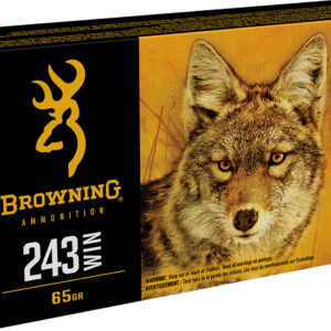 Browning Ammo B192302431 BXV Predator & Varmint 243Win 65gr Varmint Expansion Polymer Tip