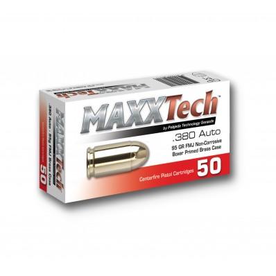 Maxxtech Brass Case .380 ACP 95 gr FMJ 1000/ct Case