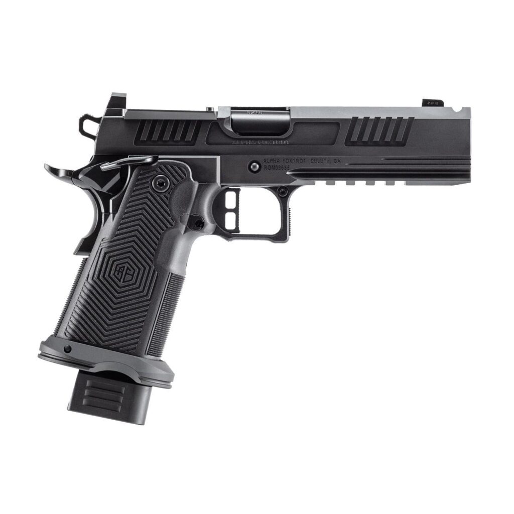 AF1911-ROMULUS 9MM 20Rd Magazine (5) 5" BULL Ramped Ported Barrel MOS Optic Cut DLC BLK